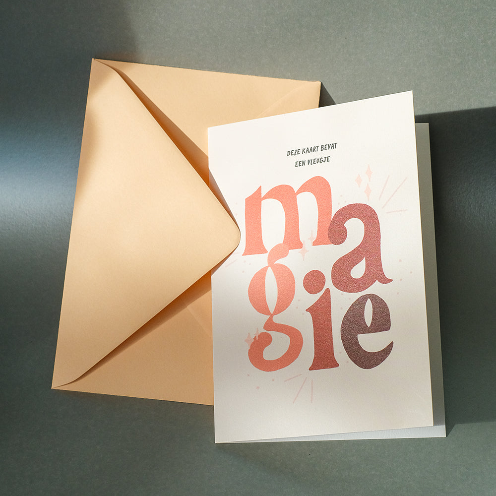 Wenskaart 'Vleugje Magie'