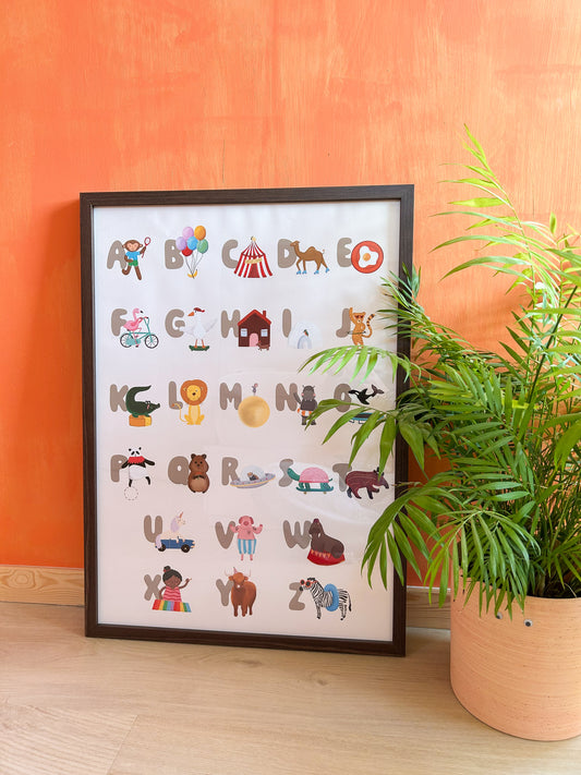 XL alfabetposter (alle letters)