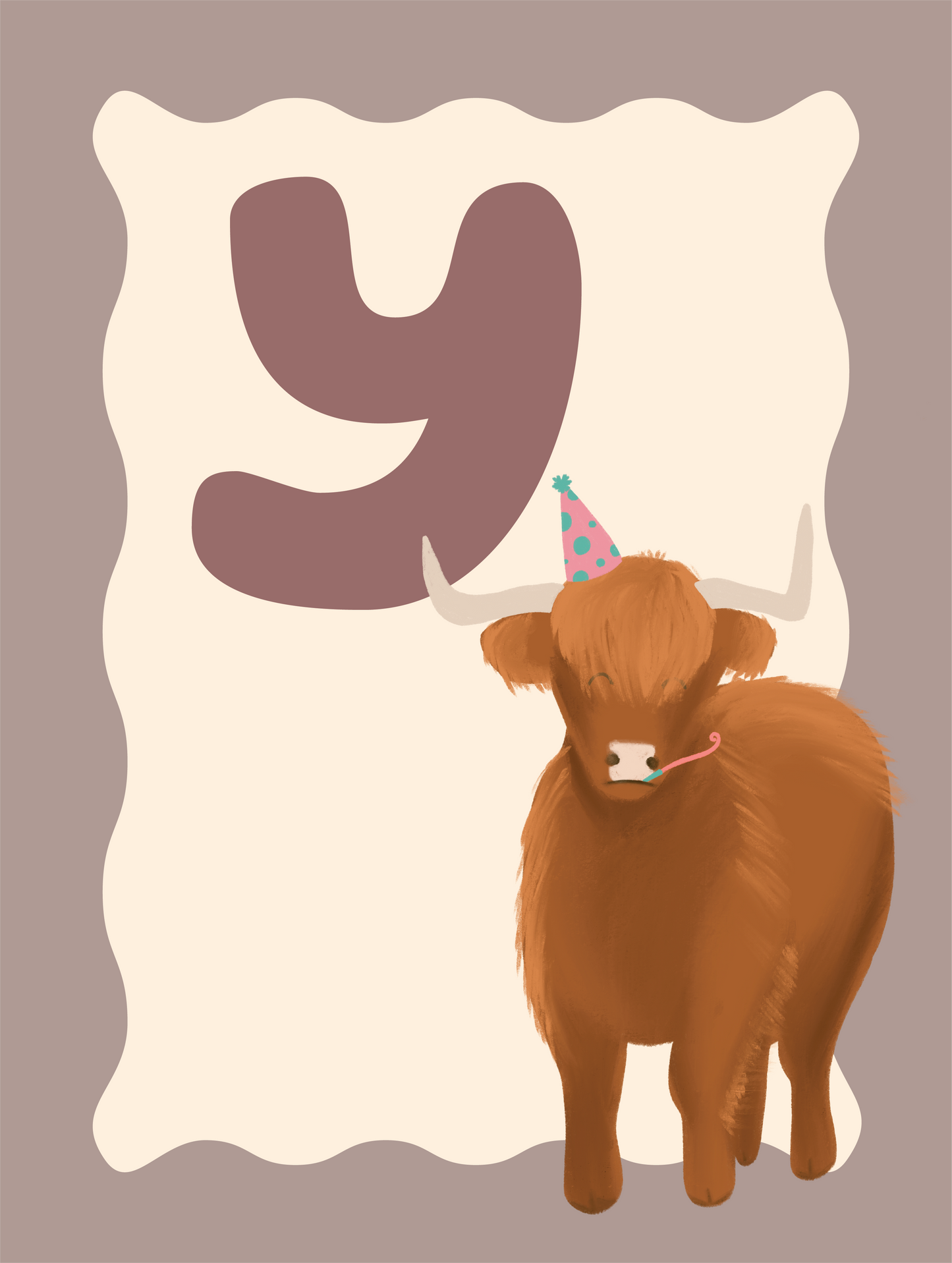 Alfabetposter Y - Jarige Yak