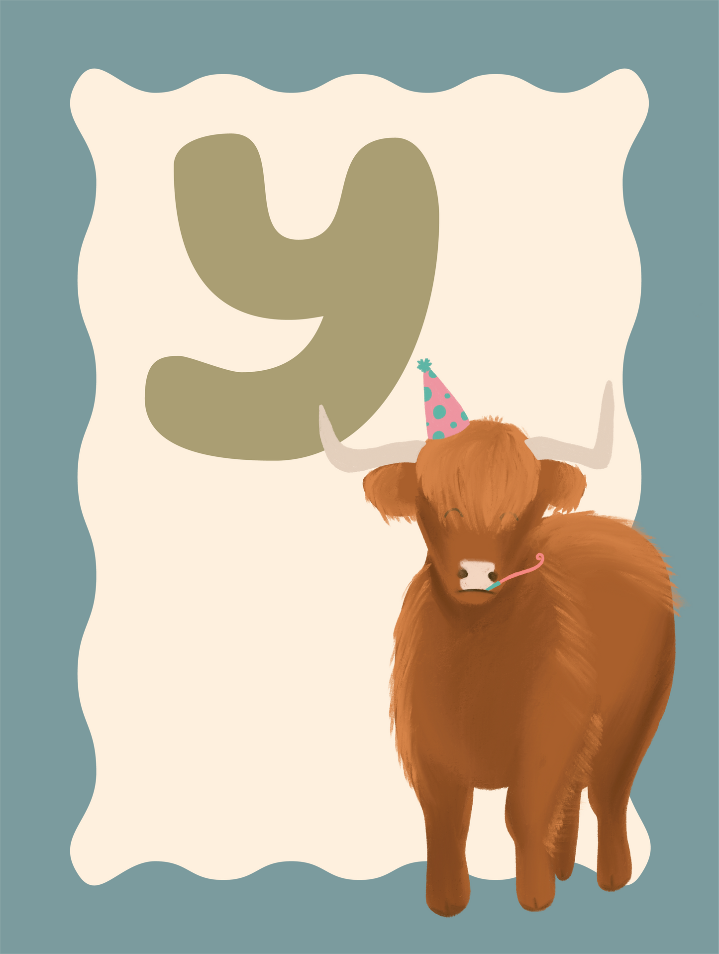 Alfabetposter Y - Jarige Yak