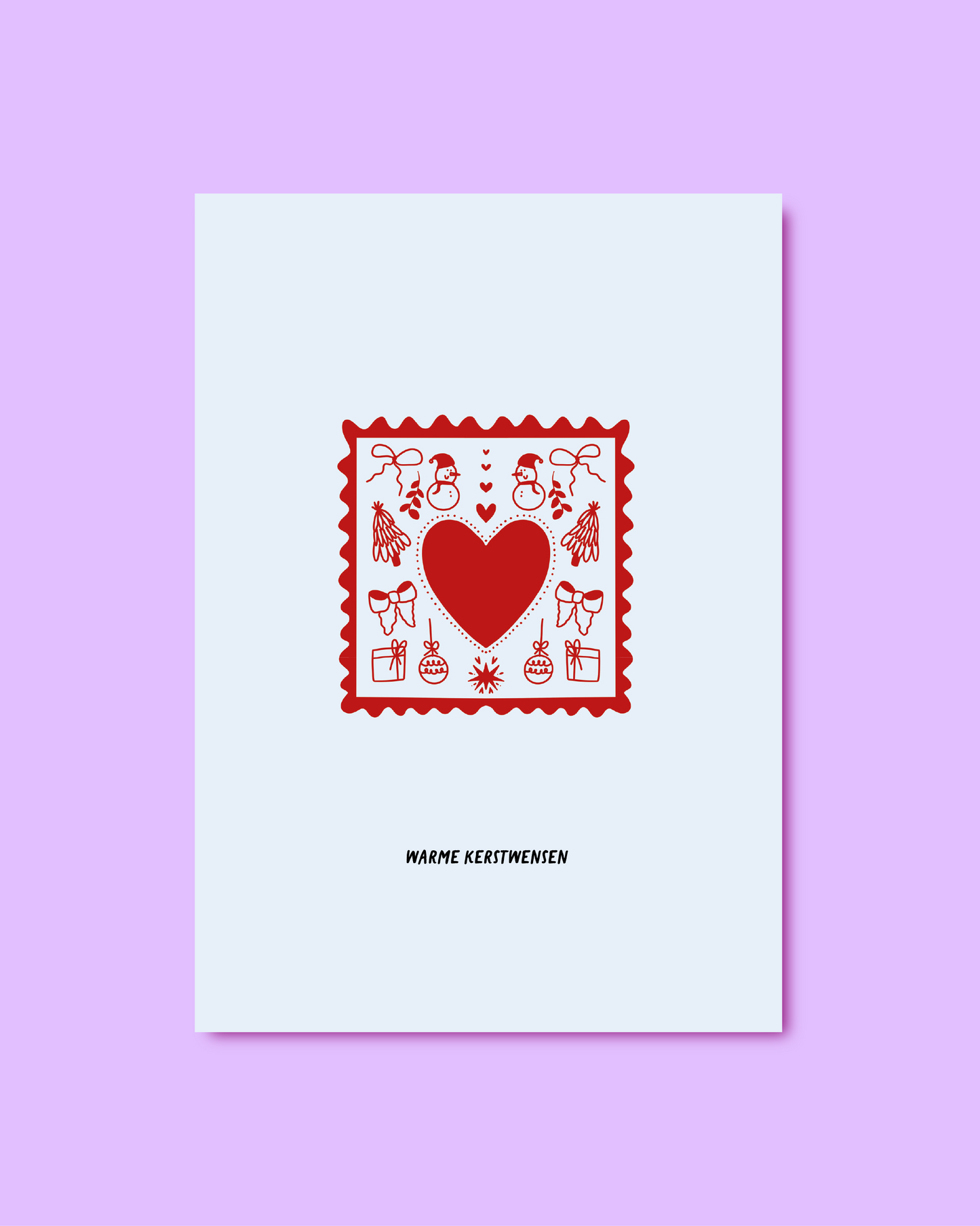 Set kerstkaarten (6 stuks)