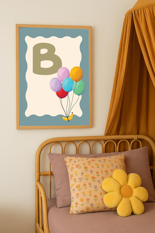 Alfabetposter B - Gekke Banaan
