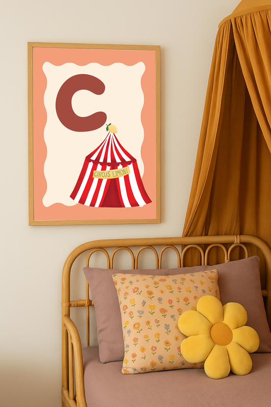 Alfabetposter C - Circus Limoni
