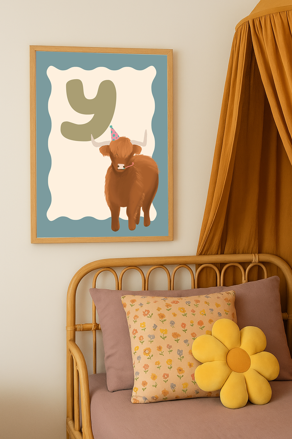 Alfabetposter Y - Jarige Yak